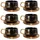 Intirilife Teetasse 0,2 l Schwarz 6 St.