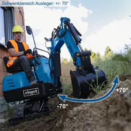 SCHEPPACH EXC815 Mini-Bagger XXL-Set
