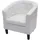 MCW Sessel Stafford T810 Kunstleder 80 x 80 x 80 cm Weiß mit Relax-Funktion