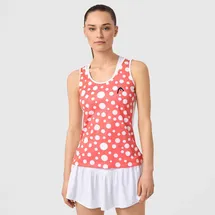 Head Spirit II Tank Top Women, Grapefruit/Print perf w