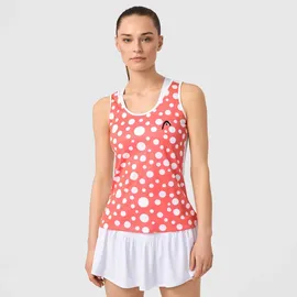 Head Spirit II Tank Top Women, Grapefruit/Print perf w