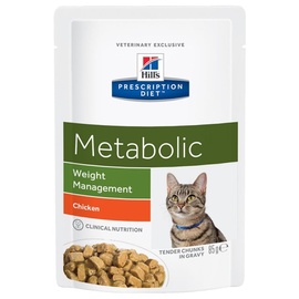 Hill's Prescription Diet Feline Metabolic Gewichtabnahme Huhn 12 x 85 g