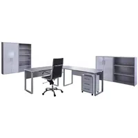MID.YOU Büro Office Edition Set 1 Grau/Weiß