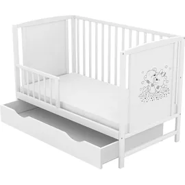 Baby-Delux Mia Weiß 60 x 120 cm