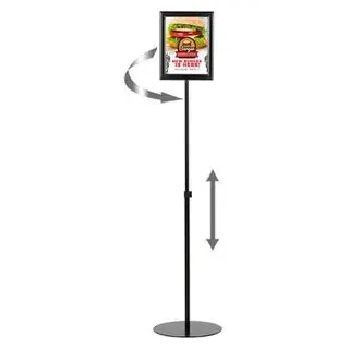 update displays Infoständer Economy schwarz DIN A3