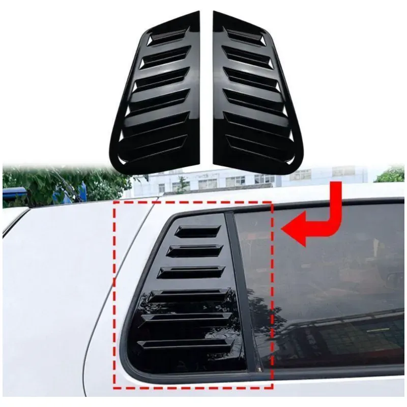 Sportliche Tuning-Gitter für die hinteren Seitenscheiben für den Volkswagen Golf 4 MK4 1997-2006.