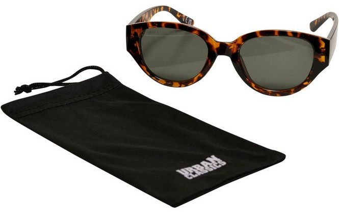 URBAN CLASSICS Sonnenbrille Urban Classics Unisex Sunglasses Santa Cruz braun
