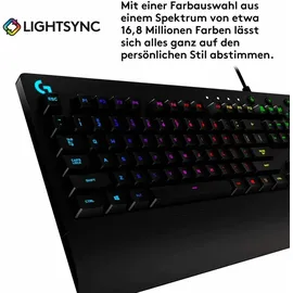 Logitech G213 Prodigy RGB Gaming Keyboard DE
