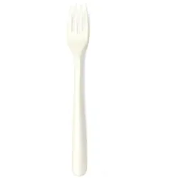 1000 Gabeln `Folia` C-PLA 19 cm weiss Mehrweg