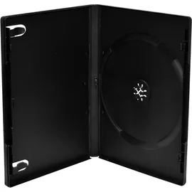 MediaRange DVD-Leerhülle für 1 Disc, 14mm, maschinenfähig, schwarz