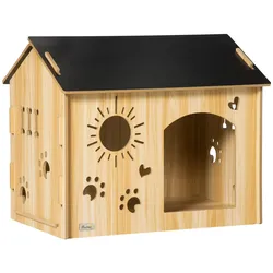 PawHut Hundehütte MDF