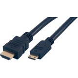 MCL HDMI-Kabel HDMI Typ A (Standard) HDMI Type C (Mini) Schwarz
