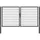 GAH Alberts Doppeltor 300 x 160 cm Grau/Metall