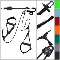 Eaglefit Sling-Trainer Allround Elastic, Fitnessgerät, Schlingentrainer inkl. Umlenkrolle, Längenverstellung