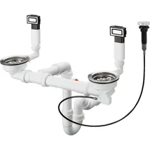 Hansgrohe Ab-/Überlaufgarnitur 43932800 Edelstahl