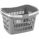 Rival Einkaufskorb mit 2 Griffen klein 39 x 24 x 23 cm grau