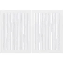 Plus Doppeltor 200 x 140 cm Weiß