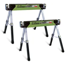 Trutzholm 2x Stahl Sägebock Falt Arbeitsbock höhenverstellbar bis 1300kg klappbar Werkbock
