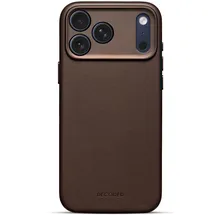 decoded iPhone 17 Pro Max Leder Case stoßfest braun