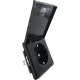 Busch-Jaeger Steckdoseneinsatz 1 St. Anthrazit