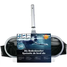 SUMMER FUN Alu Bodenkescher grau 37 cm