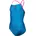 Girl s Swimsuit Light Drop Solid Gr 110 blau