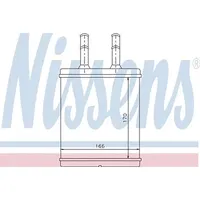 Nissens Wärmetauscher, Innenraumheizung 77613