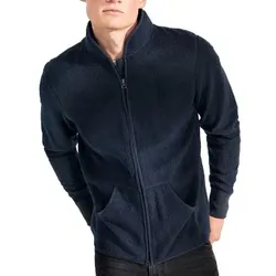 Bread and Boxers Fleece Jacket Marine Polyester Small Herren