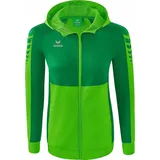 Erima Six Wings Trainingsjacke mit Kapuze Damen - grün - 44