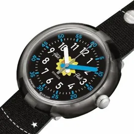 Flik Flak SOLAR SYSTEM 32 mm Stoffarmband Schwarz