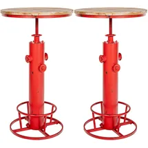 CLP Stehtisch Ruhr 60 x 110 cm Rot