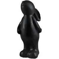 AM Design Dekofigur »stehender Hase«, Osterdekoration aus Polyresin, schwarz