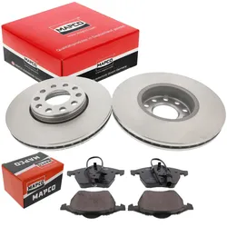 Mapco Bremsscheiben Ø288mm + Bremsbeläge Satz Vorderachse Passend Für Vw Passat: Bremsensatz, Scheibenbremse Mapco: 47860hps Mapco: 47927 Mapco: 47927