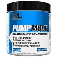Evl Nutrition Pump Mode, 183 g Dose, Blue Raz