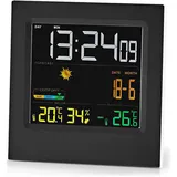 Nedis Wetterstation WEST404BK Schwarz