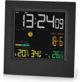 Nedis Wetterstation WEST404BK Schwarz