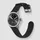 Withings Scanwatch 2 42 mm schwarz, Sport Fluorelastomer-Armband schwarz/silber