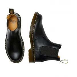 Dr. Martens 2976 Yellow Stitch Smooth black smooth leather 45