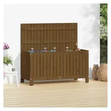furnicato Gartentruhe 115 x 49 x 60 cm 1-tlg. Honigbraun