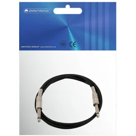 Omnitronic Klinkenkabel 2,5mm-Klinken-Stecker / 2,5mm-Klinken-Buchse 1,5m (30211600)