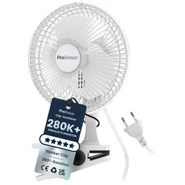 Pro Breeze Mini Ventilator 20 cm Tischventilator Weiß