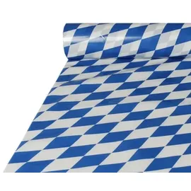 Papstar Tischdecke Folie 20 m x 1 m Bayrisch Blau