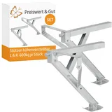 PRO PLUS Höhenverstellbare Stützen 600 kg je Stück 477 x 195 mm 460 mm für Anhänger