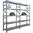 Proregal Fachbodenregal Metall 200x240x40 cm Silber