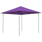 Quick Star Pavillon-Ersatzdach Ersatzdach Pavillon Paris Beere, 280 g/m2, 297 x 297 cm, 8 aufgenähte Taschen zur Dachbefestigung der Dachstangen lila 297 cm x 297 cm