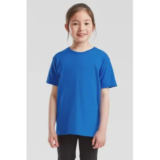 FRUIT OF THE LOOM Kids Iconic T-Shirt Größe 104-164, Farbe:royal, Größe:128 - royal, 128