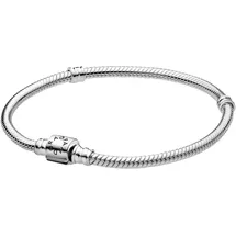 Pandora Moments Zylinder-Verschluss Armband Silber 594596C00-17 Größe 17