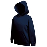 FRUIT OF THE LOOM Premium Hooded Sweat Kids UNISEX Kinder Kapuzen Sweatshirt, - Blau