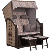 deVries Strandkorb Compact (BHT 120x160x80 cm)