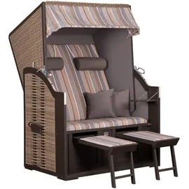 deVries Strandkorb Compact (BHT 120x160x80 cm)
